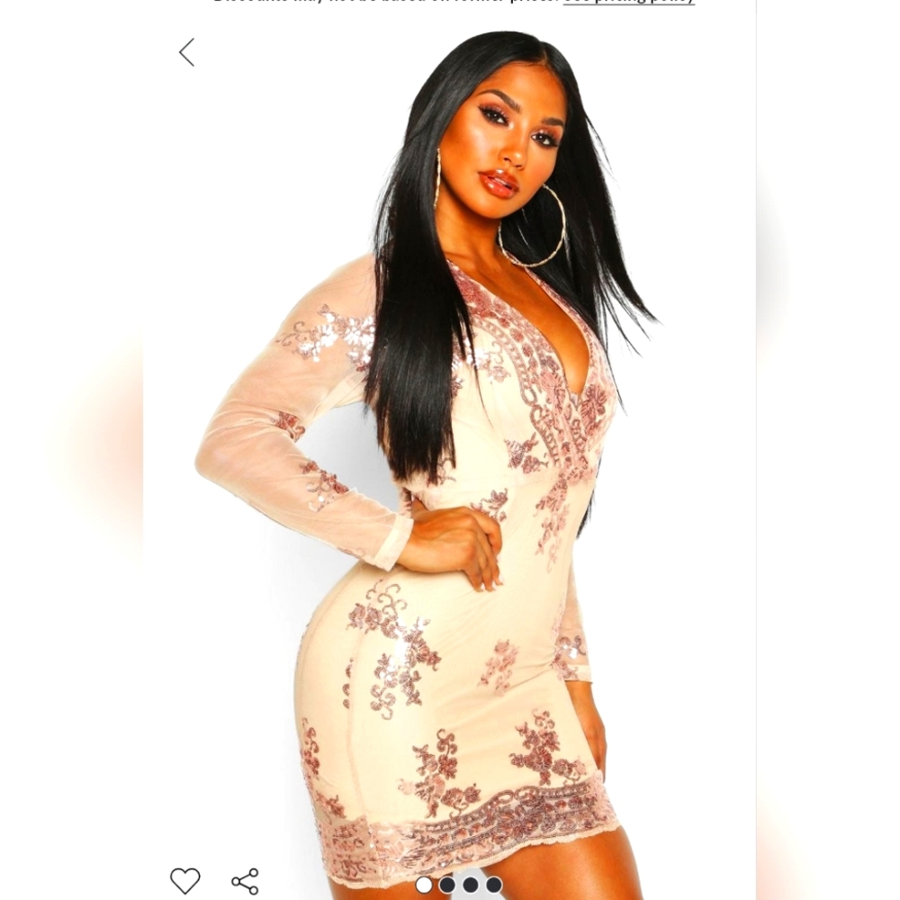 Gold sequinned dress, great for going out with the girls to wedding reception at